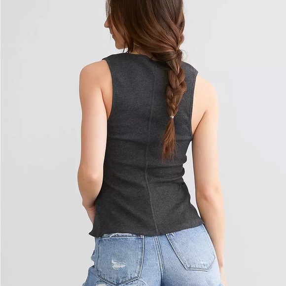 Free People Intimately Laid Back Henley Tank✨ - Picture 7 of 8